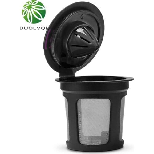 Duolvqi 1pc Coffee Filter Cup Repeated Filling Capsule Shell For K cup Reuseable Coffee Cup