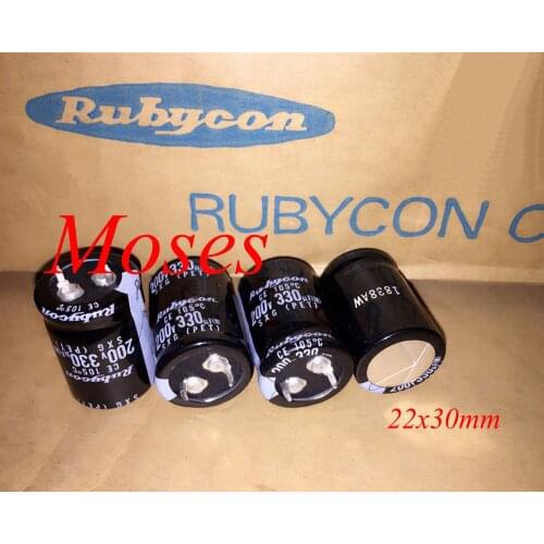 200v 330uf High Quality 100% Original New Capacitance Low ESR Audio Electrolytic Capacitor Radial 22x30mm +/- 20