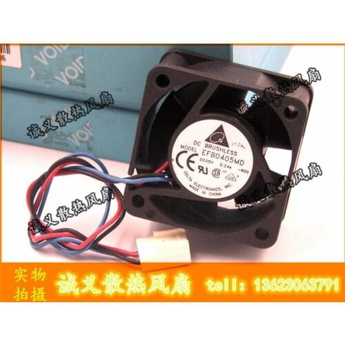 For Delta EFB0405MD -R00 4020 4cm 40mm DC 5V 0.24A 3-pin server inverter speed computer cpu blower axial cooling fans