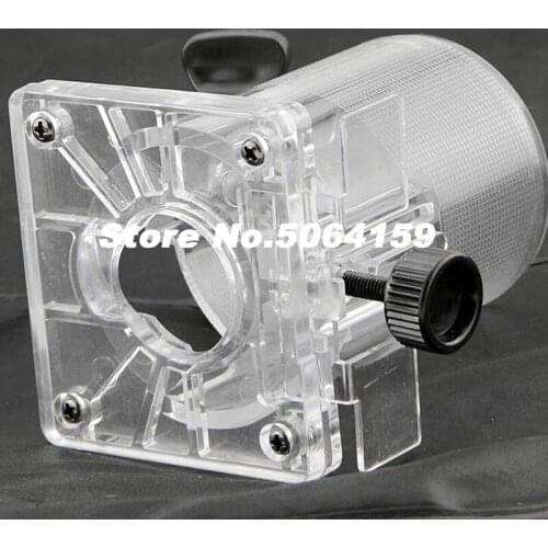 Woodworking Trimmer Accessories Hard Plastic Base Shield With 2 Knobs For Electric Trimming Machine Saw