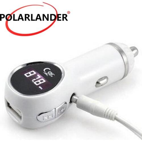 Car MP3 Player Bluetooth FM Transmitter FM Modulator HandsFree Car Kit LCD Display USB Charger