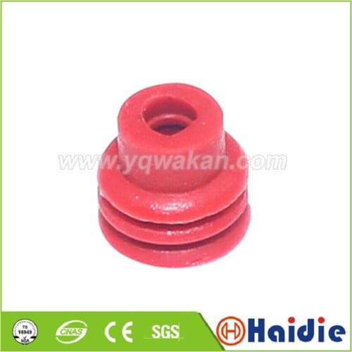 Free shipping 100pcs automotive plug silicone rubber seal HDZ-31red wire seals for auto connector