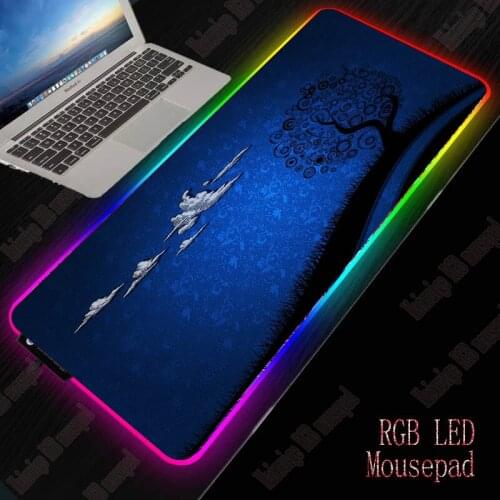 Fantasy Art RGB Large Gaming Mouse Pad Illumination Multi-size Mousepad Desk Mat Computer Pad Keyboard Pad Laptop Notebook Pad