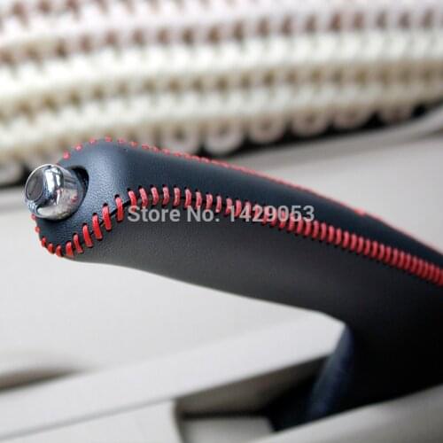 Handbrake Covers Case for TOYOTA COROLLA Crown Car Handbrake Grips Car Styling Auto Decoration Genuine Leather Covers