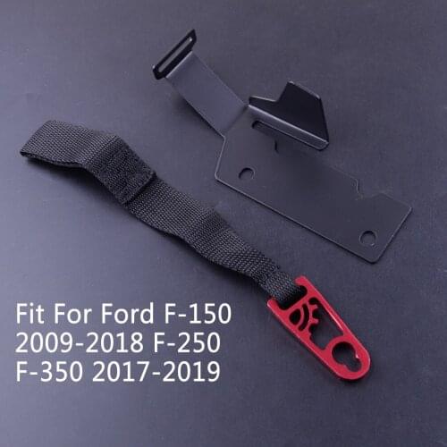 CITALL 2pcs Car Auto Rear Seat Release Pull Strap Belt Latch Kit Fit For Ford F-150 F-250 F-350