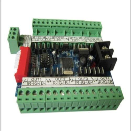 DMX512 decoder led controller 24CH DC 12-24V 1pcs led light strip DMX-RELAY-24 channel relays use for led lamps rgb controller