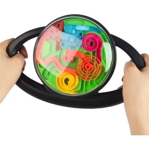 Intellect 3D Maze Racer Ball Handheld Game Best Gift Independent Play for Children 7-15 Years