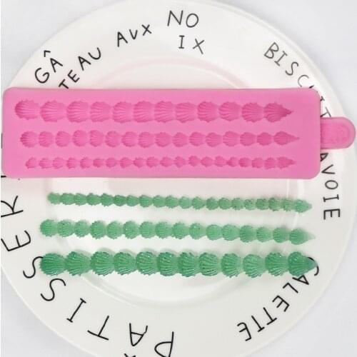 Shell Lace Fondant Silicone Mold Baking Cake Decoration Mobile Phone Dripping Mold XGY-191