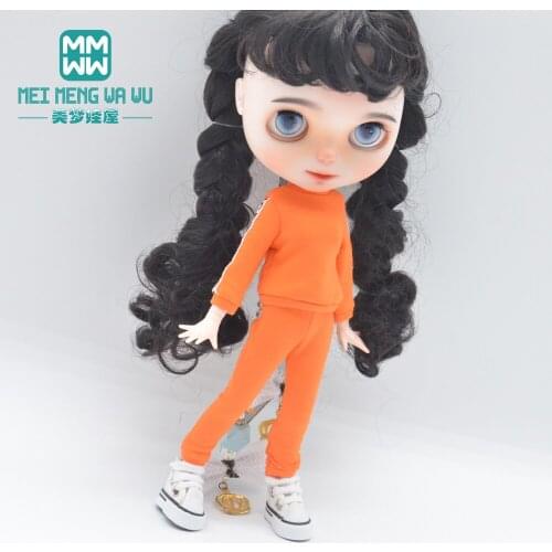 Doll Clothes Fashion sportswear suit for Blyth Azone OB23 OB24 1/6 doll accessories Toys for Girls