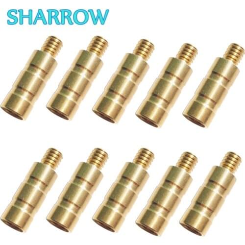 12/24Pcs 25/50/100Gr Archery Brass Arrow Weight Combo Screw Arrow Points Copper Insert For Outdoor Training Shooting Accessories