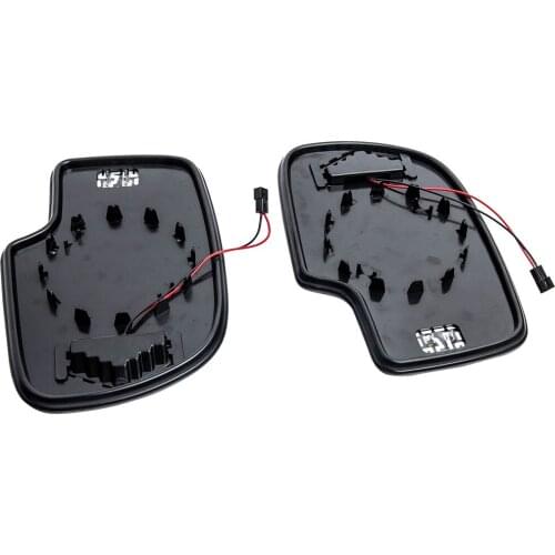 Left & Right Side ForChevy GMC Cadillac 2003-2007 Mirror Glass Turn Signal Heat