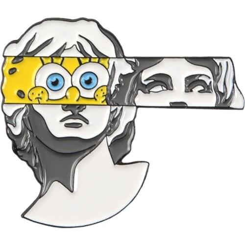 Bulk souvenir custom Statue shape metal Korea idol hard enamel lapel pins/khoan kpop pin can be customized with your logo