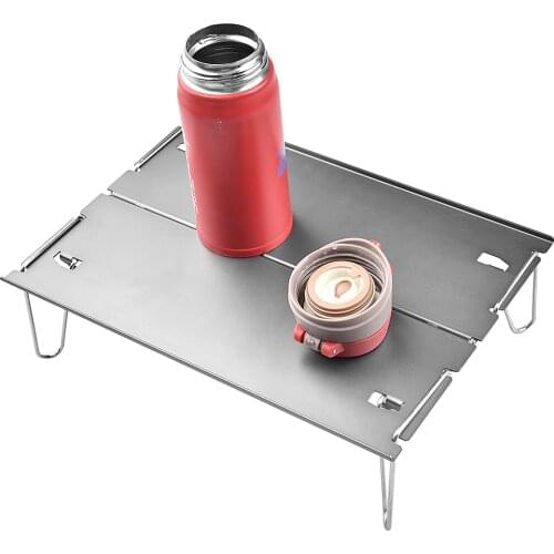 Field Party Portable Folding Table Quick Disassembly Aluminum Alloy Dormitory Computer Table Camping Equipment Survival Tool