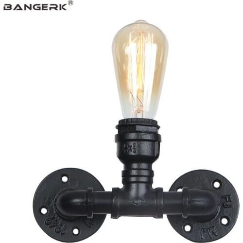 Industrial Wind Decor Water Pipe Lamp Loft Style Vintage Wall Light LED Edison Sconce Wall Lights Lighting Fixtures Wandlamp