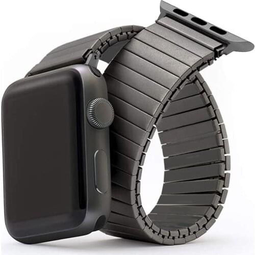 Stainless Steel Strap Elastic for Apple Watch Band 44mm 40mm 42mm 38mm Watchband for Iwatch 6 5 4 3 Se Band Luxury Accessories