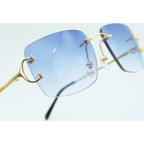 Luxury Square Sun Glasses Carter Sunglasses Men Women High Quality Popular Party Eyewear Driving Sunglass Retro Shades for Deco