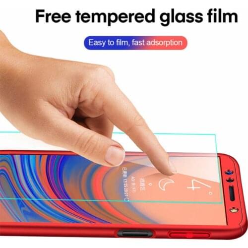 Luxury 360 Degree Full Cover Phone Case For Samsung Galaxy S9 S8 Plus S10 Shockproof Cover For Samsung Note 8 9 S9 Plus PC Glass
