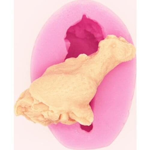 Chicken leg Silicone molds soap mold silicone soap molds silica gel die Aroma stone moulds chicken leg candle mould