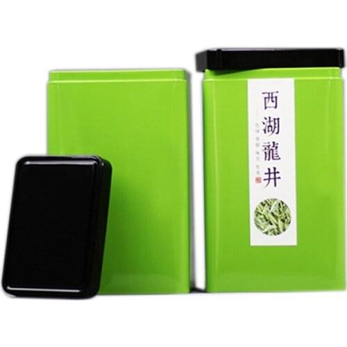 Xin Jia Yi Large Metal Tea Tin Box Multifunction High Quality Hot Sale Chinese Tea Tinplate Box Rectangle Shape Wedding Gift Box