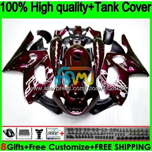 YZF600R For YAMAHA Thundercat 96 97 98 99 00 01 02 72BS.18 YZF-600R YZF 600R 1996 1997 1998 1999 2000 2001 Fairing Wine red sale