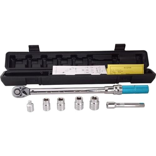 1/2“ 21-210Nm Adjustable Preset Torque Wrench Kit Car Tyre Repair Tools set 7pcs set