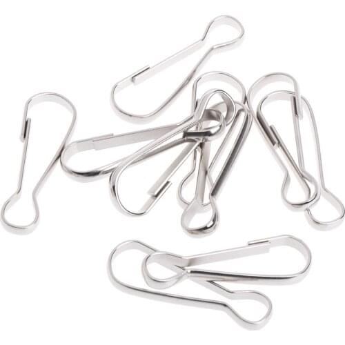 10 Pcs Parrots Birds Toys Accessories Hooks Stainless Steel Supplies Pets Cage