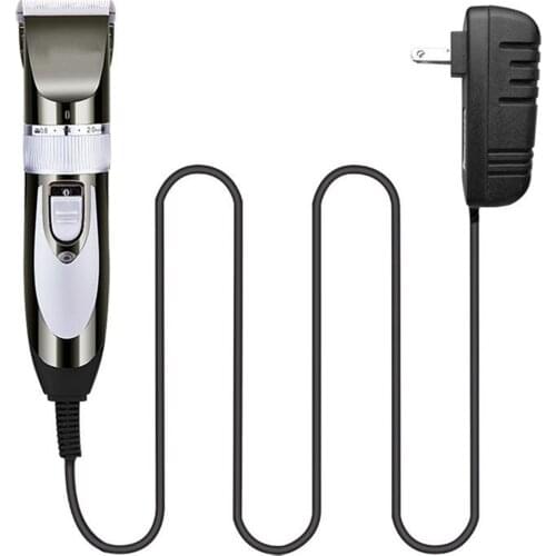 110-240V Electric Pet Hair Trimmer Low Noise Pet Hair Clipper Cutting Machine for Dogs Cats Rabbits Sheep US Plug