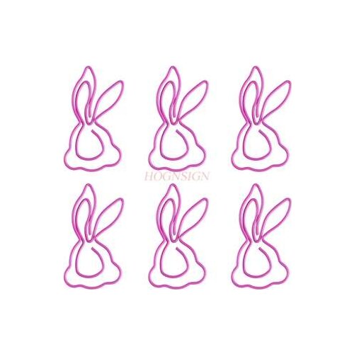 12pcs Jade Rabbit Paper Clip Animal Paper Clip Cartoon Shape Pin Shaped Paper Clip Shape Pin