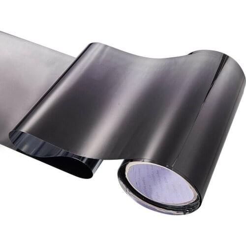 150*20CM Car Window Aluminum Foil Sun Visor Strip Film Front Windshield UV Shade Color Film DIY Decal Banner