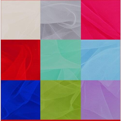 160x300cm Soft Mosquito Net Mesh Yarn Tulle Fabric Gauze Party Birthday Gift Wrap Wedding Decoration Sewing Patchwork