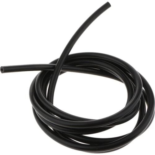 Perfeclan 4mm Silicone Vacuum Tube Hose Silicon Tubing 3m Black