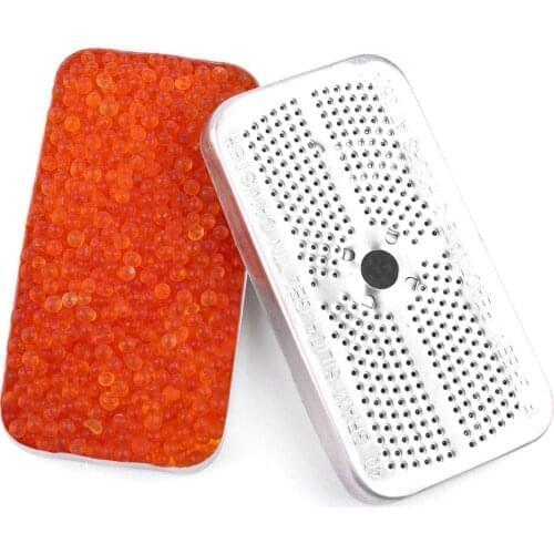 40Gram Reusable Indicating Silica Gel Dehumidifier Desiccant Absorber Orange Desiccant Canister Orange Green Bead Tin for Closet