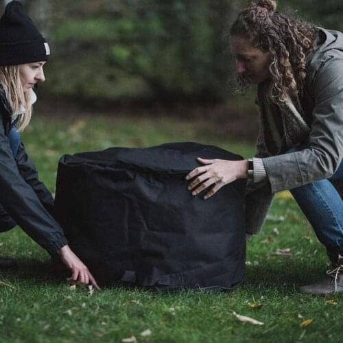 BBQ Cover Outdoor Dust Waterproof For Weber Heavy Duty Grill Cover Rain Protective Outdoor Barbecue Cover Round Covers Accessory