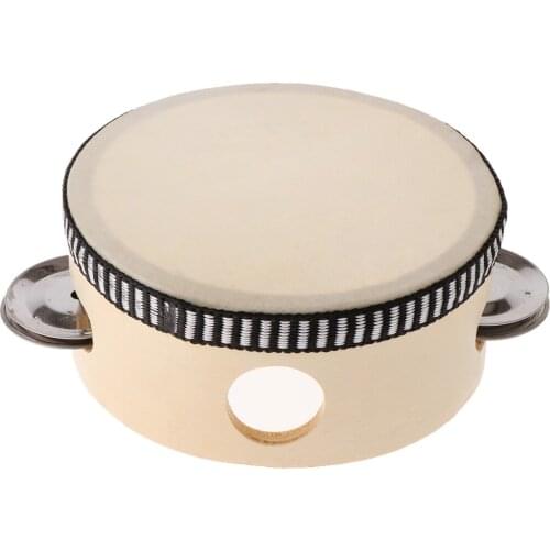 Kids Music Educational Toy, Tambourine Beat Instrument, Children Birthday Party Favor Toys (4 inch)
