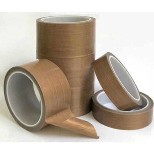 1PC 10-50MM *10Meter Resistant High Temperature Adhesive Cloth Insulation 300 Degree Vacuum Sealing Machine Tape 10 Meter*0.13mm