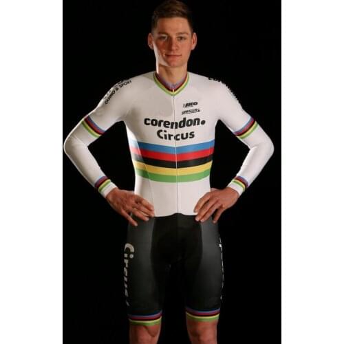 2019 CORENDON CIRCUS TEAM 2 COLORS Skinsuit Bodysuit Summer Cycling LONG Jersey Sets Bicycle Clothing MTB Maillot Ropa Ciclismo