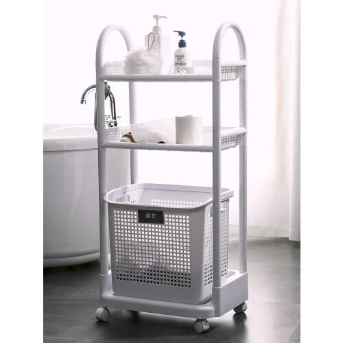 600 Dirty laundry basket laundry basket dirty clothes storage basket household bathroom shower finishing storage basket wheel