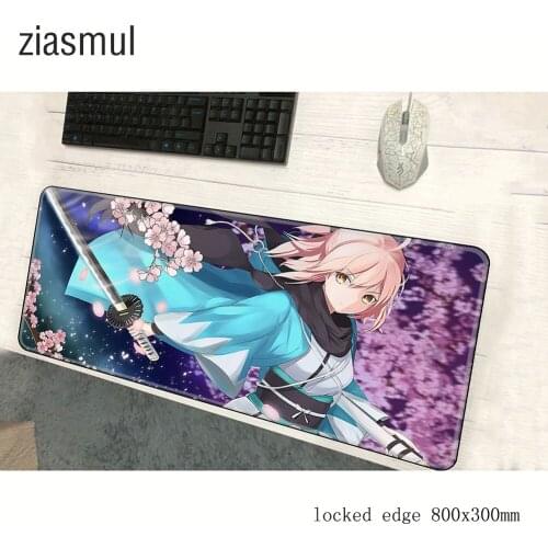 Saber (Fate Series) mousepad gamer wrist rest gaming mouse pad notebook accessories laptop padmouse New arrival ergonomic mat