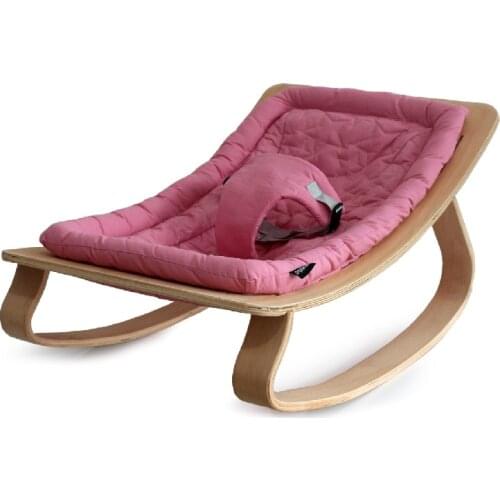 Natural Wooden or Baby Bed, baby rocking chair sleeping bed cradle mother lap newborn hundred percent cotton cushion