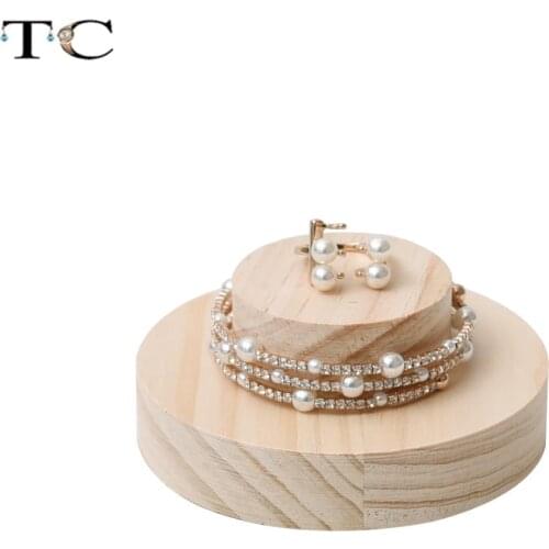 Unpainted Earrings Ring Holder Jewelry Display Organize,wood Bracelet Stand,unpainted