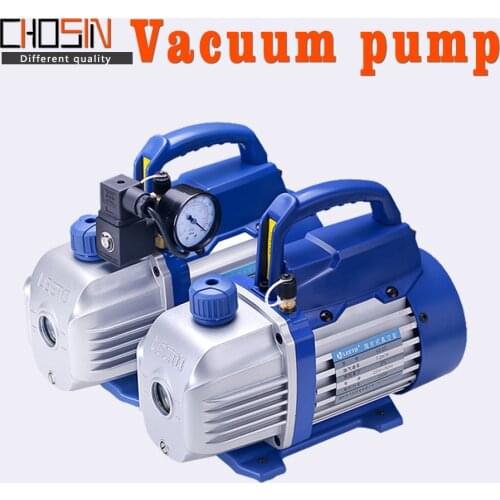 The new Single stage circulating vacuum pump for air conditioner, 150W, 220V, refrigerant pressure gauge, refrigerant pipe