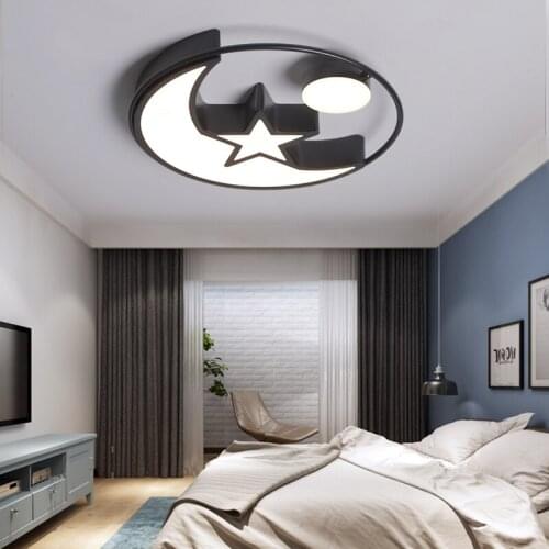 New Surface Mounted Acrylic LED Ceiling Lights For Bedroom Childrens Room Nursery School Fixture Lusure Indoor Decorative Light