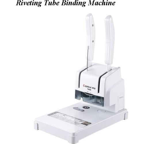 Binding Machine Financial Accounting Bookkeeping Certificate Hot Melt Binding Machine Manual Small Simple Punching MachineTM388