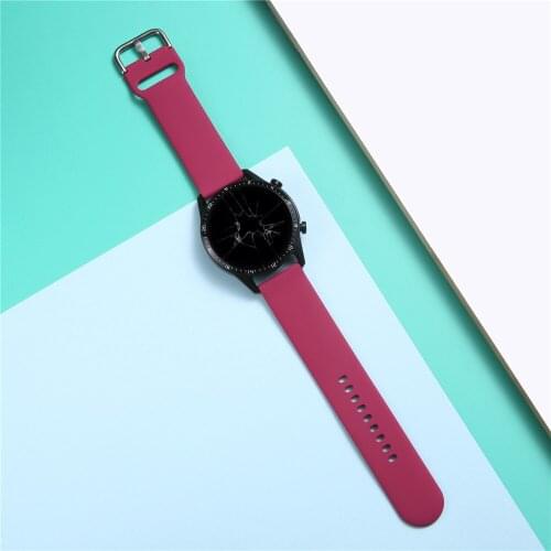 For samsung galaxy watch 3 band 45mm 41mm 46mm silicone strap Gear S3 Frontier active 2 correa for huawei watch gt 2e gt2 bands