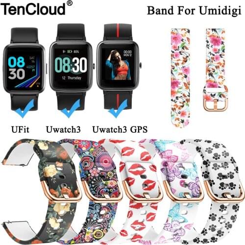 Wrist Strap For Umidigi UWatch 3 GPS Band Bracelet For Umidigi Ufit/Uwatch GT Wristband Silicone Color Smart Watch Accessories
