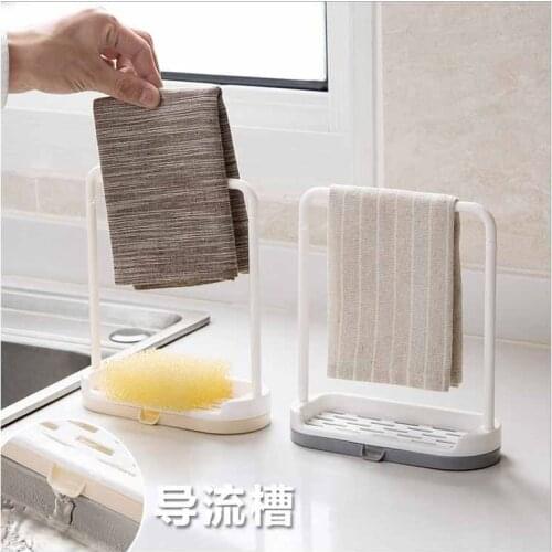 Removable Kitchen Desktop Sink Organizer Sink Sponge Holder Drain Drying Rack Bathroom Kitchen Sink Accessories Holder