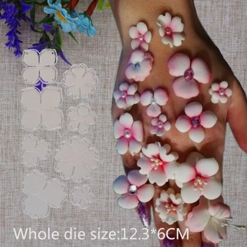 New Arrival Beautiful Flower Metal Steel Cutting Dies Stencil DIY Scrapbook Decorative Embossing Paper Card Craft 123x60mm