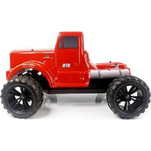 HIMOTO Road Warrior 1:10 SCALE RTR 4WD ELECTRIC POWER MONSTER TRUCK BIG PETE W/2.4G REMOTE BRUSHLESS VERSION Red 31901