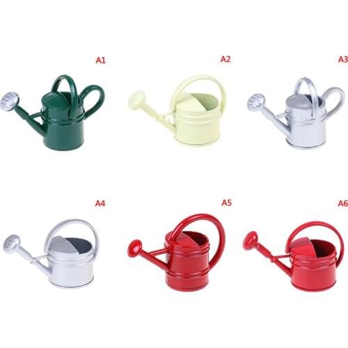 1/12 Watering Can Garden Miniature Decoration for Children Kids Dolls Acces Dollhouse Miniature Furniture Toys