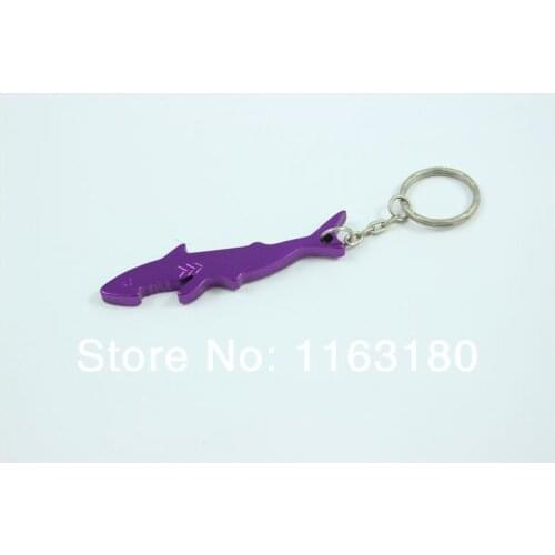 1020 pcs/lot Beer Bottle Opener KeyChains ocean fish shape Aluminum Alloy Can Open Tools Promotion Gift-Free Shipping